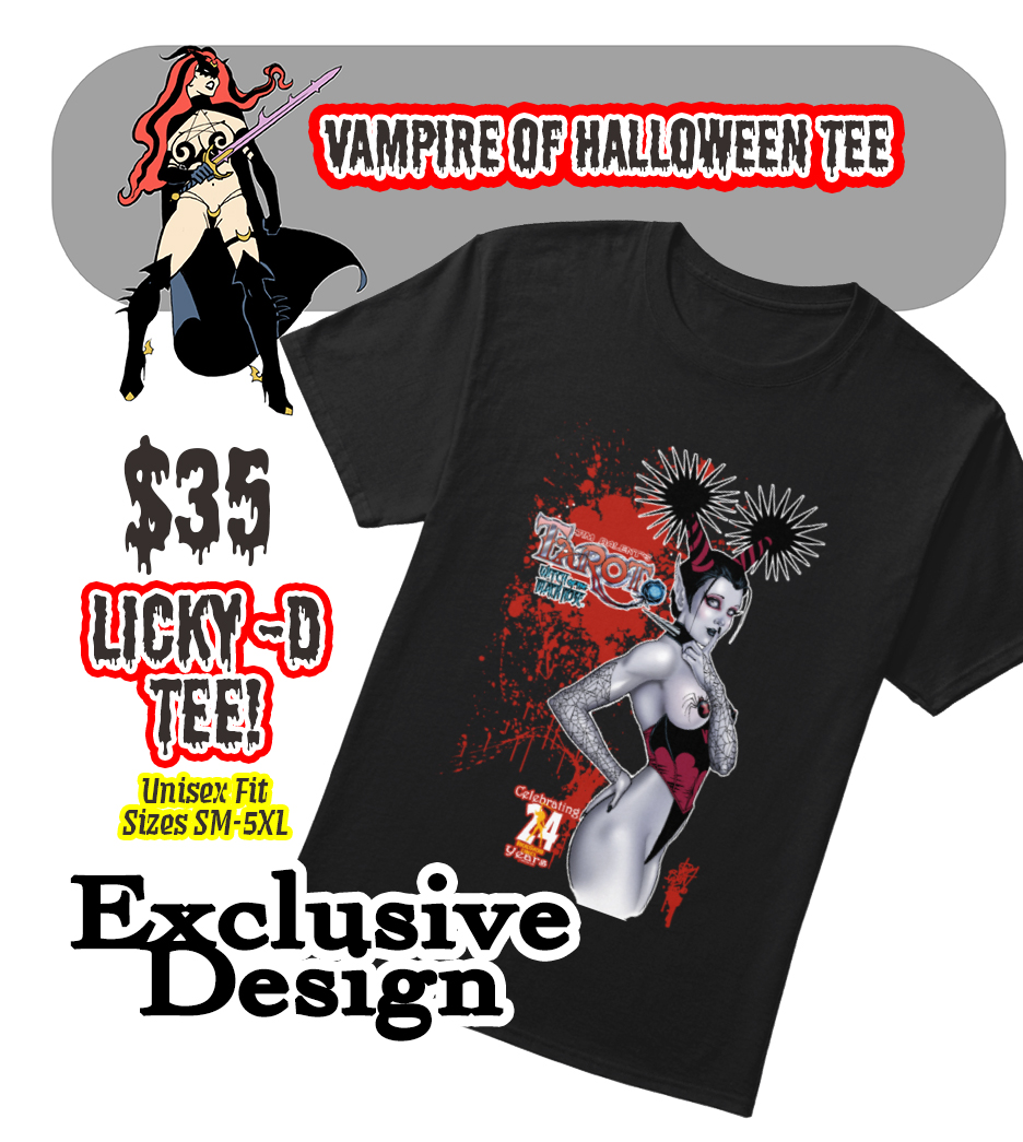 Exclusive Vampire of Halloween Tee Shirt!