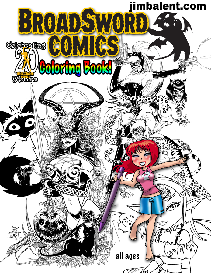 BroadSword Comics Coloring Book